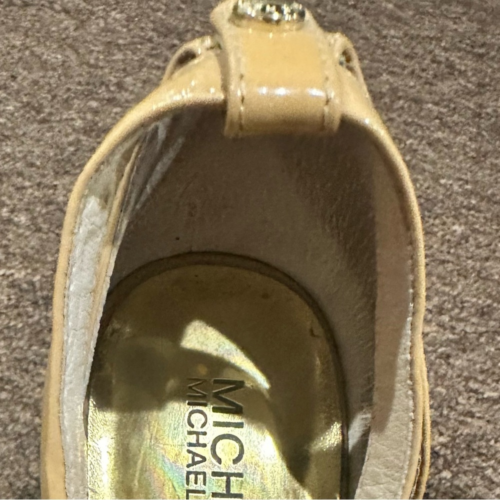 Michael Kors Open Toe Sandal Cross Open Toe Woode… - image 2